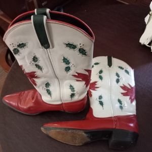 Womens Acme Christmas Boots